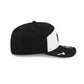 Atlanta Braves 2026 Clubhouse Black & White Split Panel 9SEVENTY Stretch-Snap Hat