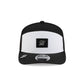 Miami Marlins 2026 Clubhouse Black & White Split Panel 9SEVENTY Stretch-Snap Hat