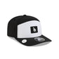 Los Angeles Dodgers 2026 Clubhouse Black & White Split Panel 9SEVENTY Stretch-Snap Hat