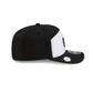 Los Angeles Dodgers 2026 Clubhouse Black & White Split Panel 9SEVENTY Stretch-Snap Hat