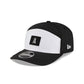 Los Angeles Angels 2026 Clubhouse Black & White Split Panel 9SEVENTY Stretch-Snap Hat