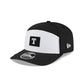 Texas Rangers 2026 Clubhouse Black & White Split Panel 9SEVENTY Stretch-Snap Hat
