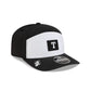 Texas Rangers 2026 Clubhouse Black & White Split Panel 9SEVENTY Stretch-Snap Hat