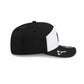 San Diego Padres 2026 Clubhouse Black & White Split Panel 9SEVENTY Stretch-Snap Hat