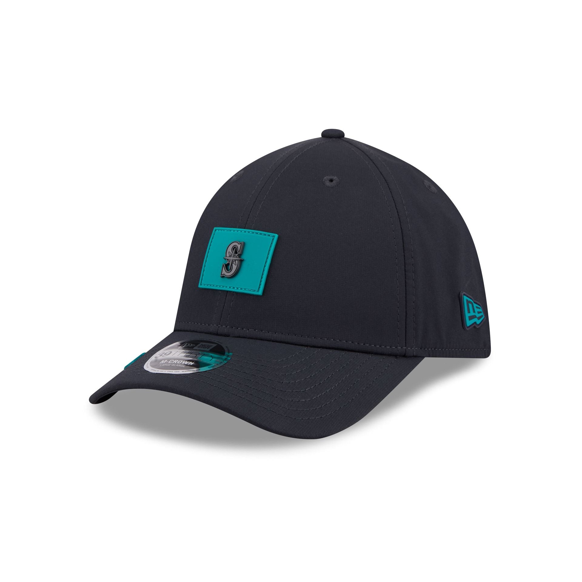 Seattle Mariners 2026 Clubhouse 39THIRTY M-Crown Stretch Fit Hat