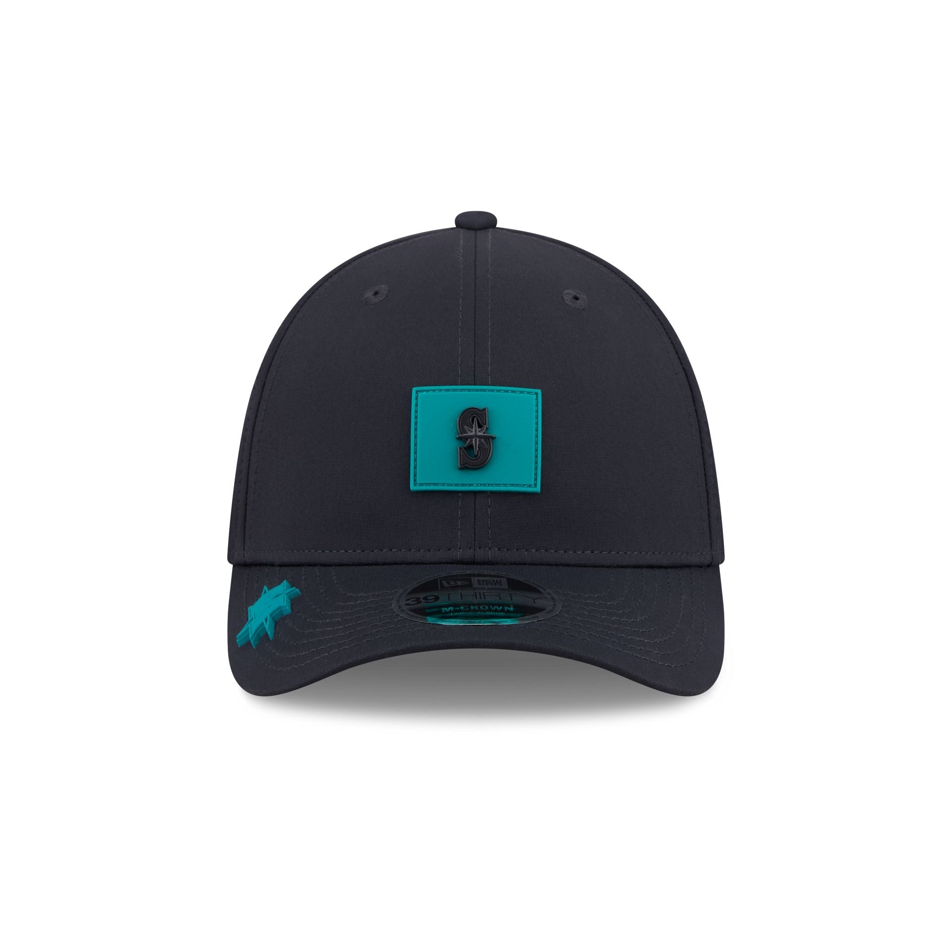 Seattle Mariners 2026 Clubhouse 39THIRTY M-Crown Stretch Fit Hat