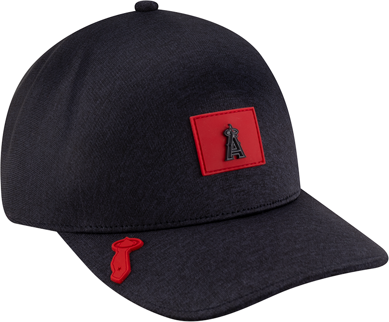 Los Angeles Angels 2026 Clubhouse Shadow Tech 39THIRTY INFINITY Stretch Fit Hat