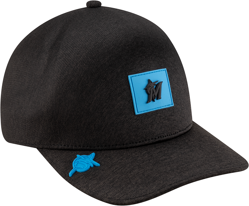 Miami Marlins 2026 Clubhouse Shadow Tech 39THIRTY INFINITY Stretch Fit Hat
