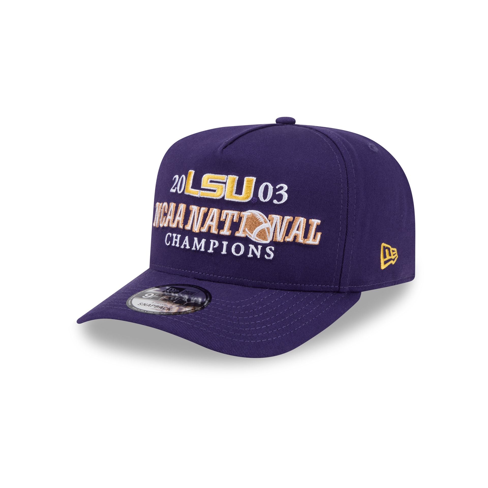 LSU Tigers Historic Win 9FIFTY A-Frame Snapback Hat