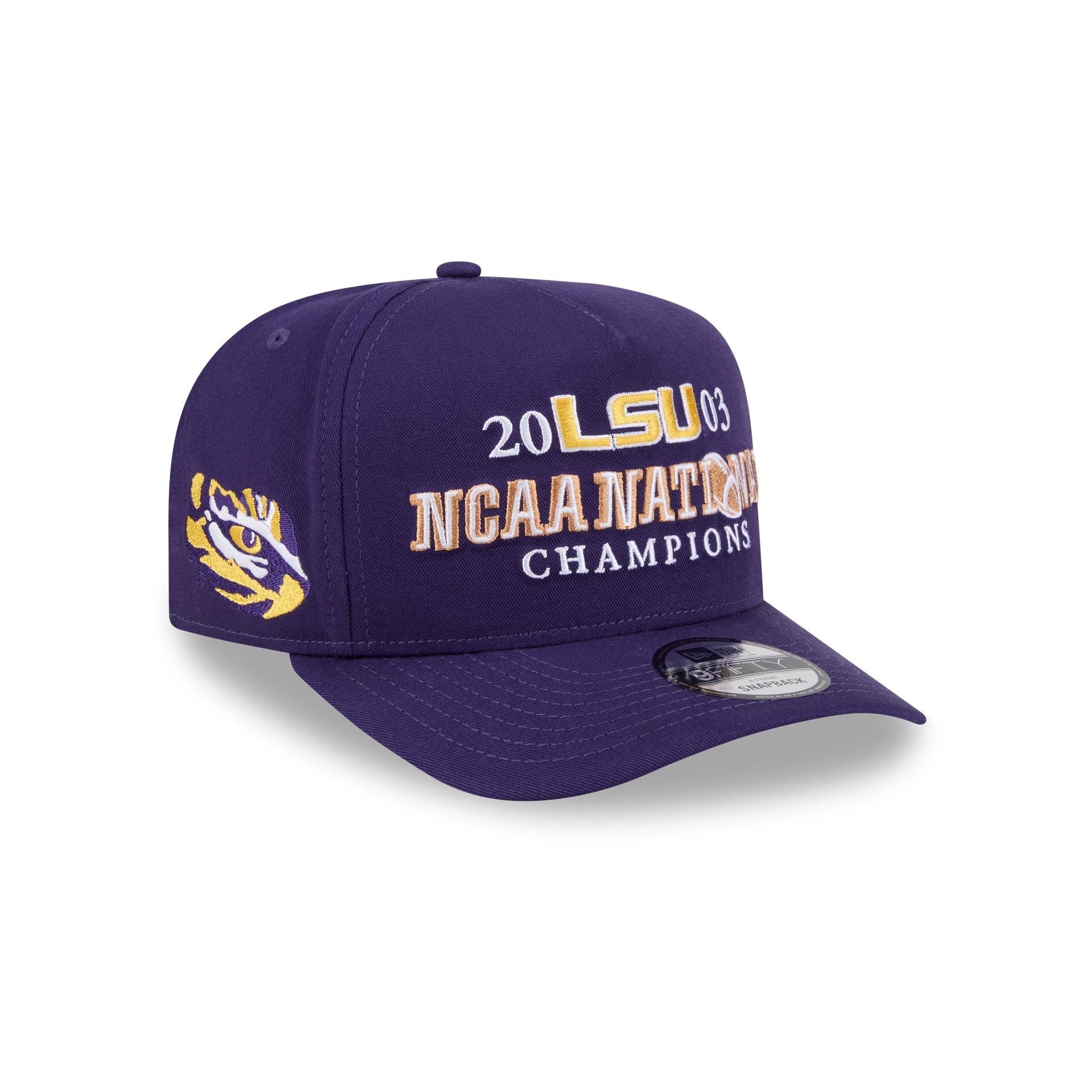 LSU Tigers Historic Win 9FIFTY A-Frame Snapback Hat