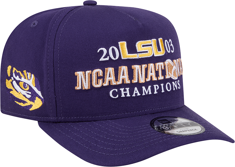 LSU Tigers Historic Win 9FIFTY A-Frame Snapback Hat