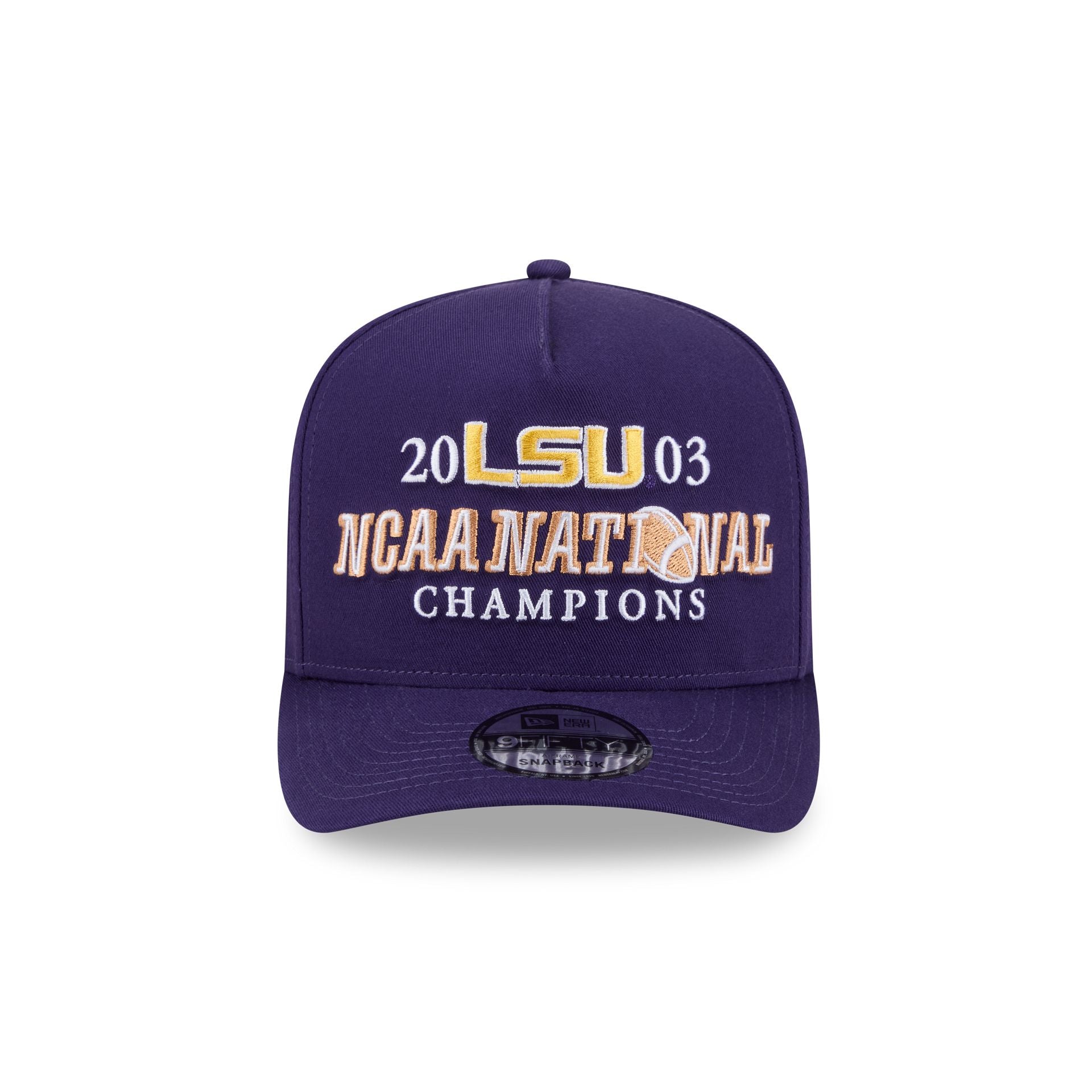 LSU Tigers Historic Win 9FIFTY A-Frame Snapback Hat