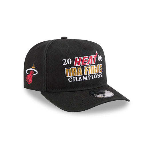 Miami Heat Historic Win 9FIFTY A-Frame Snapback Hat - New Era Cap