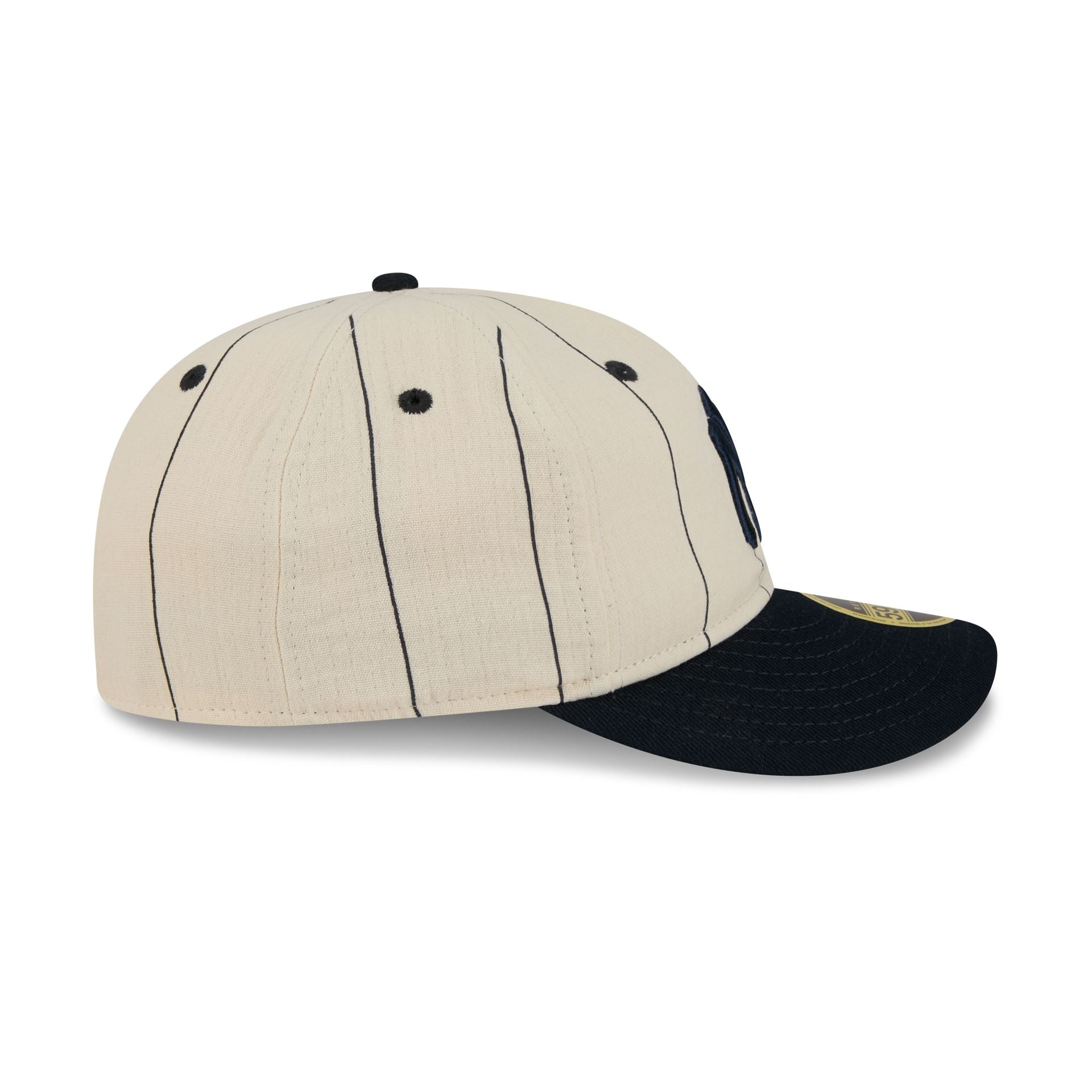 New York Yankees Linen Pinstripe Retro Crown 59FIFTY Fitted Hat