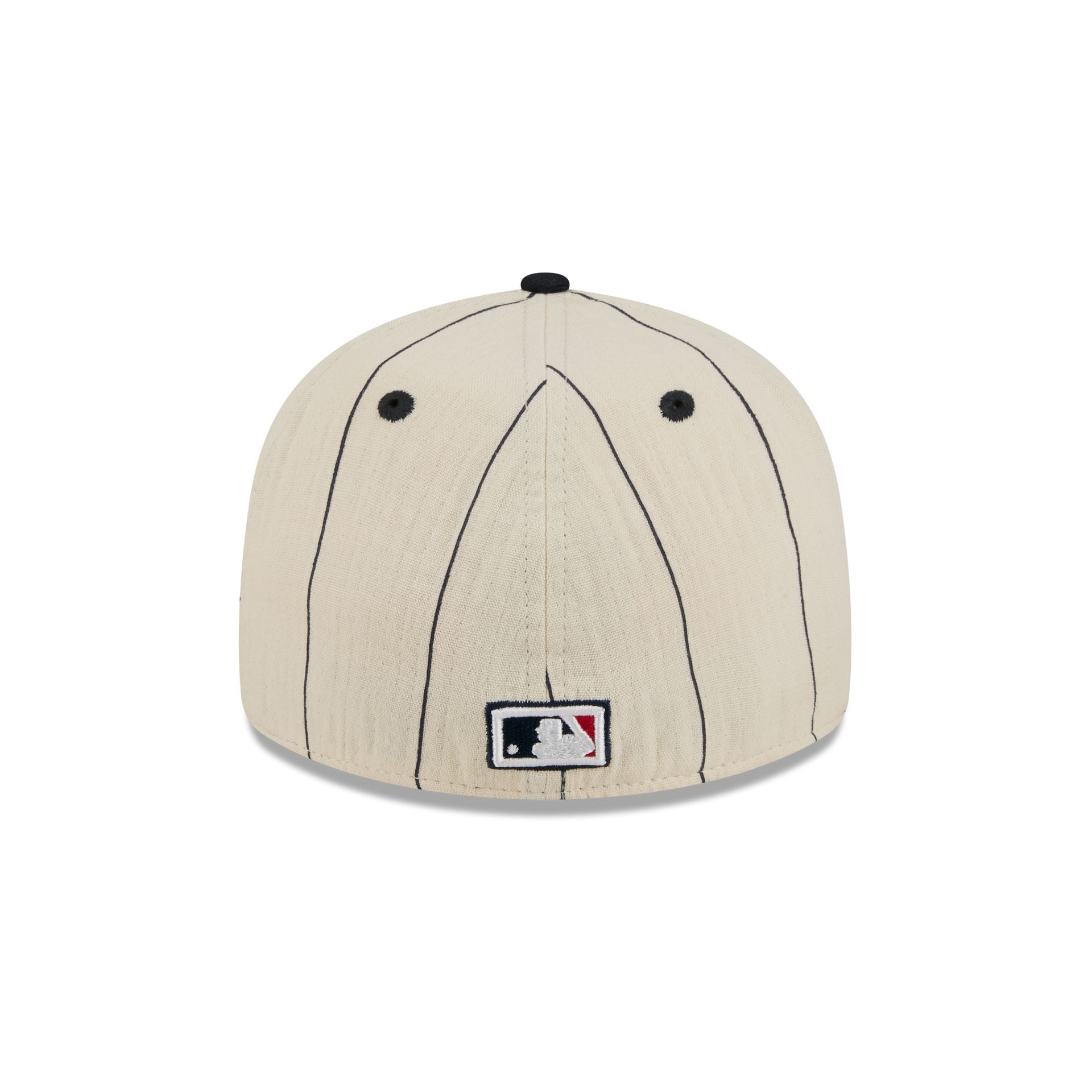 Los Angeles Angels Linen Pinstripe Retro Crown 59FIFTY Fitted Hat