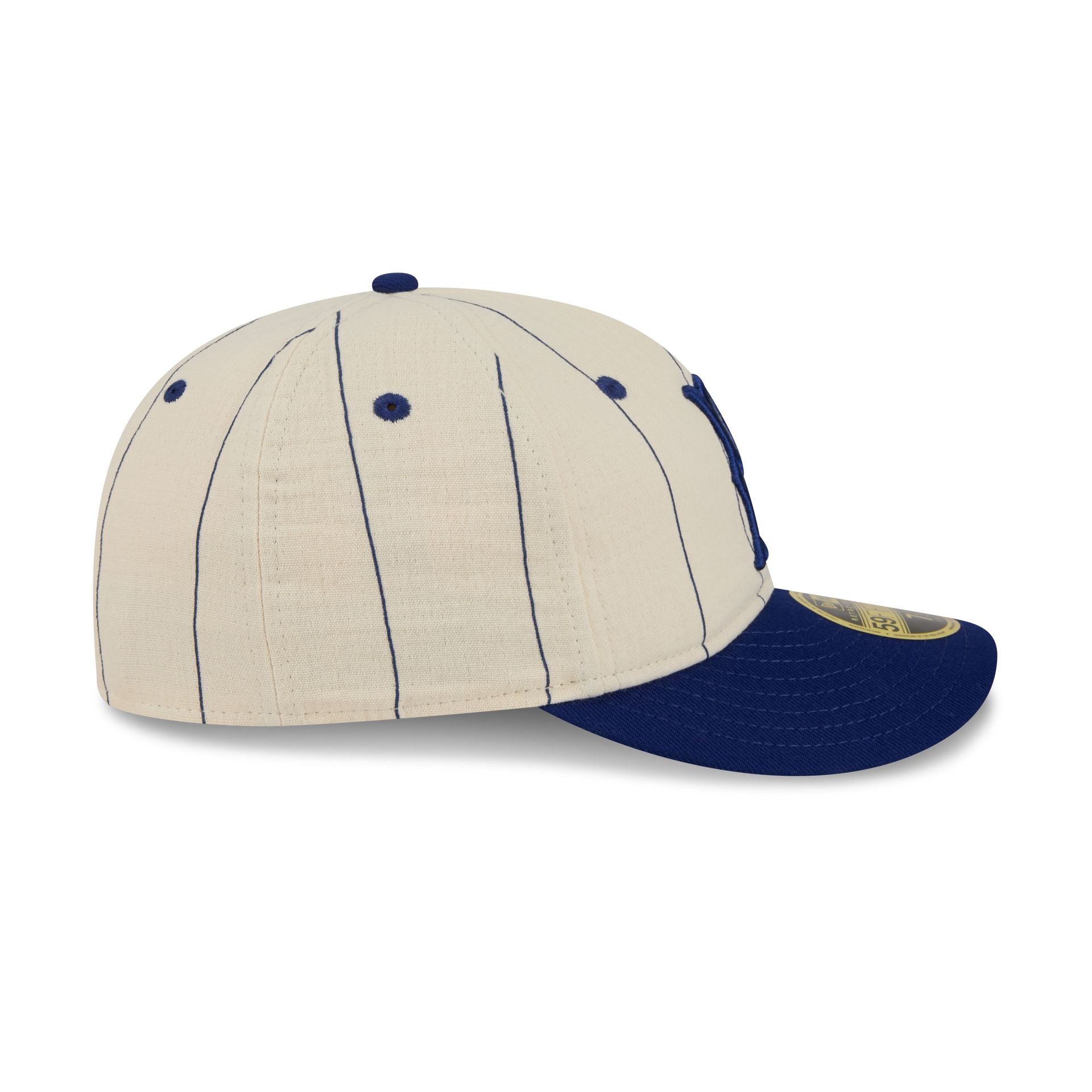Brooklyn Dodgers Linen Pinstripe Retro Crown 59FIFTY Fitted Hat