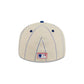 Chicago Cubs Linen Pinstripe Retro Crown 59FIFTY Fitted Hat