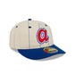 Atlanta Braves Linen Pinstripe Retro Crown 59FIFTY Fitted Hat