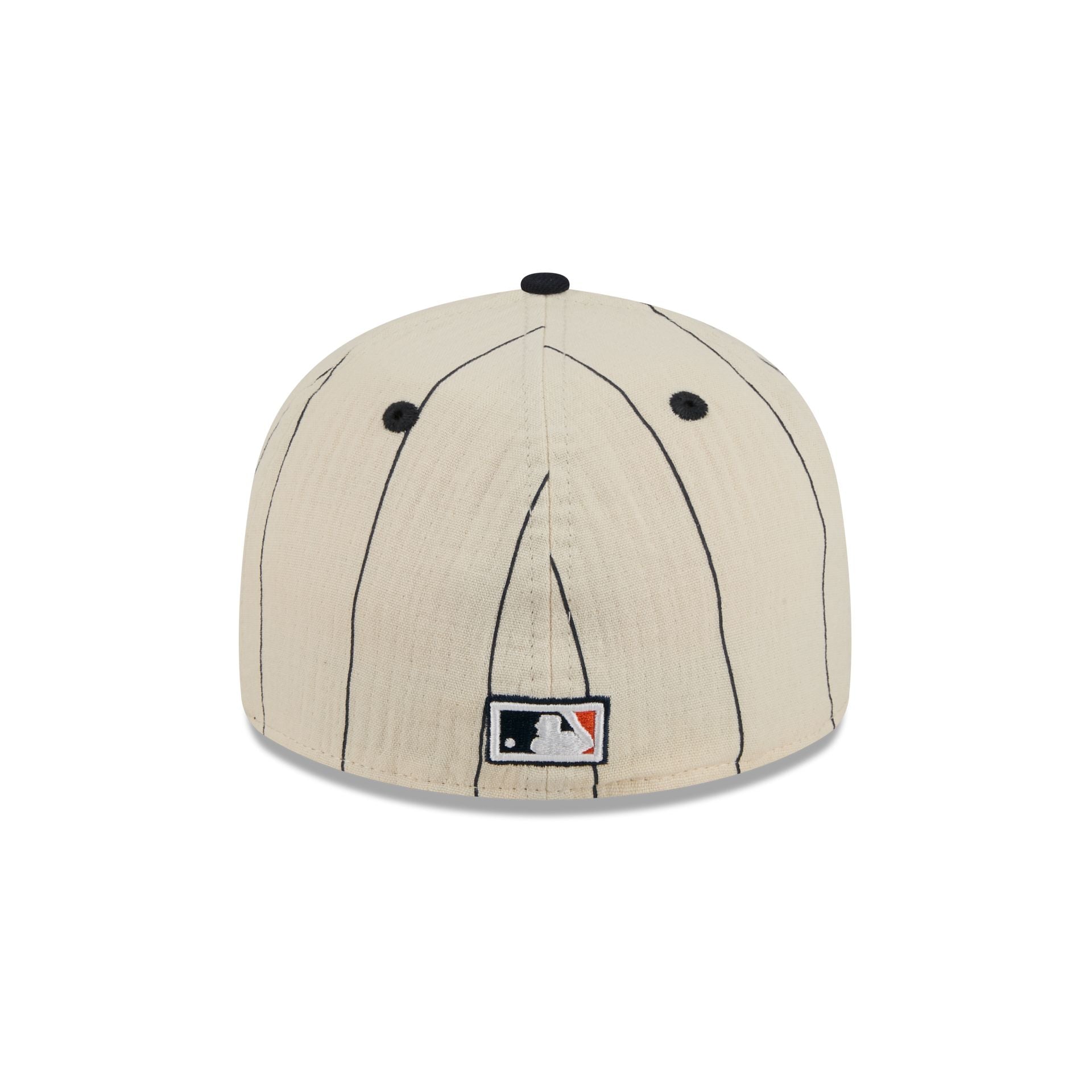 Detroit Tigers Linen Pinstripe Retro Crown 59FIFTY Fitted Hat