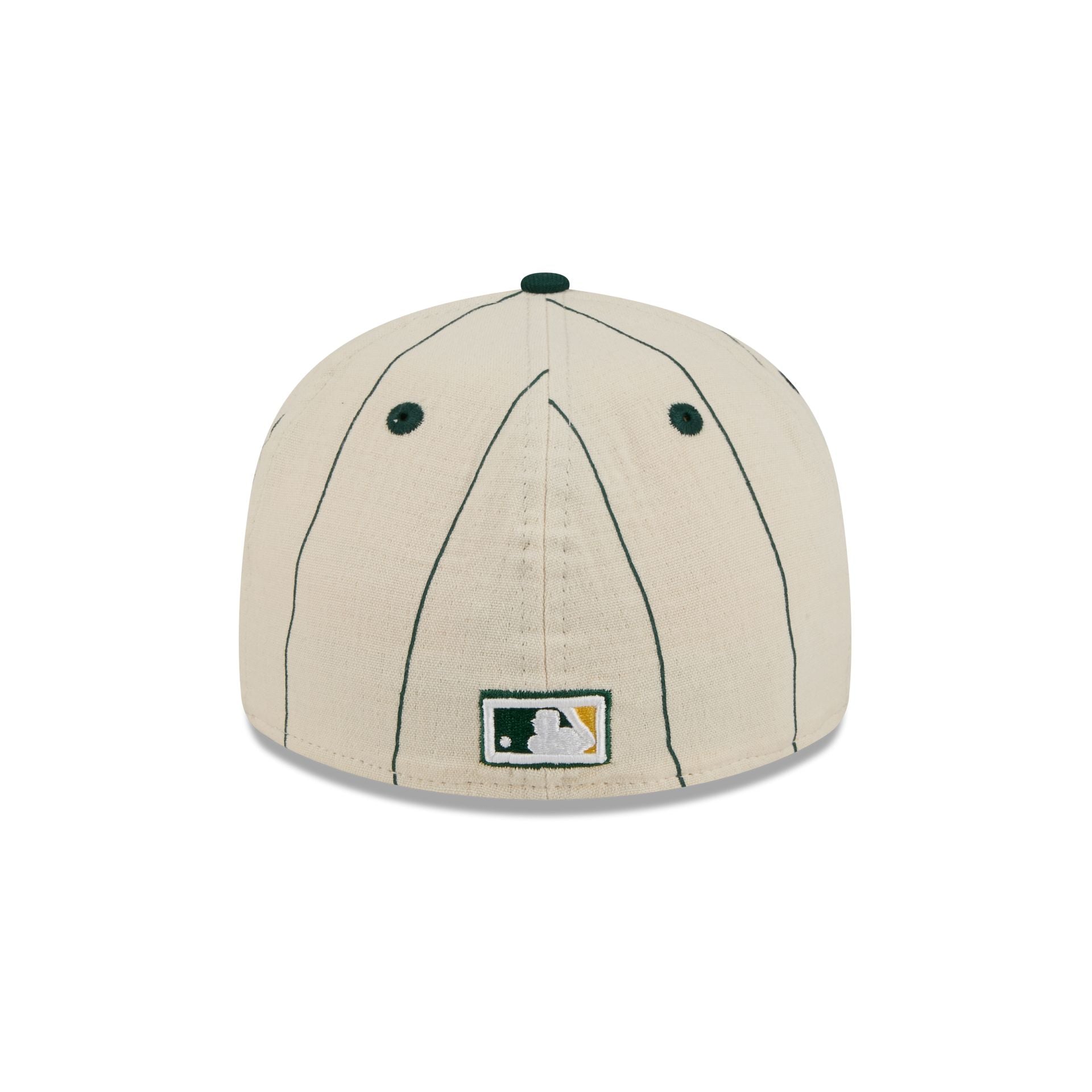 Athletics Linen Pinstripe Retro Crown 59FIFTY Fitted Hat