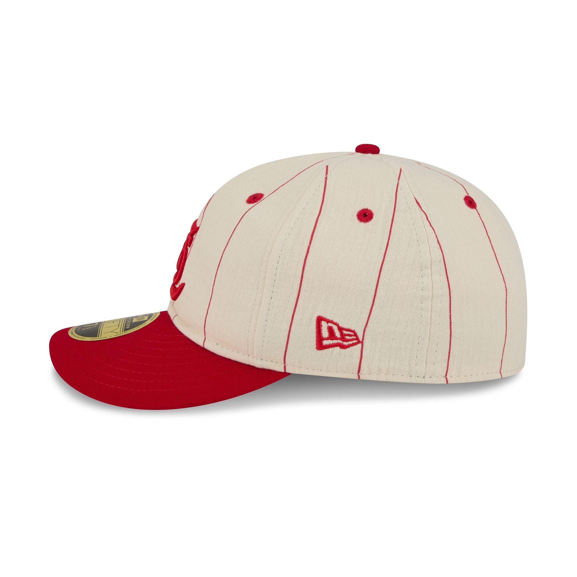 St. Louis Cardinals Linen Pinstripe Retro Crown 59FIFTY Fitted Hat