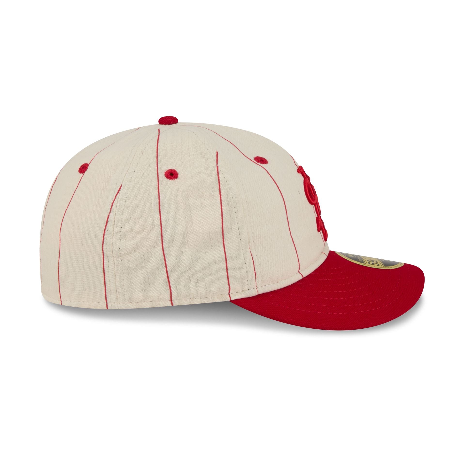 St. Louis Cardinals Linen Pinstripe Retro Crown 59FIFTY Fitted Hat