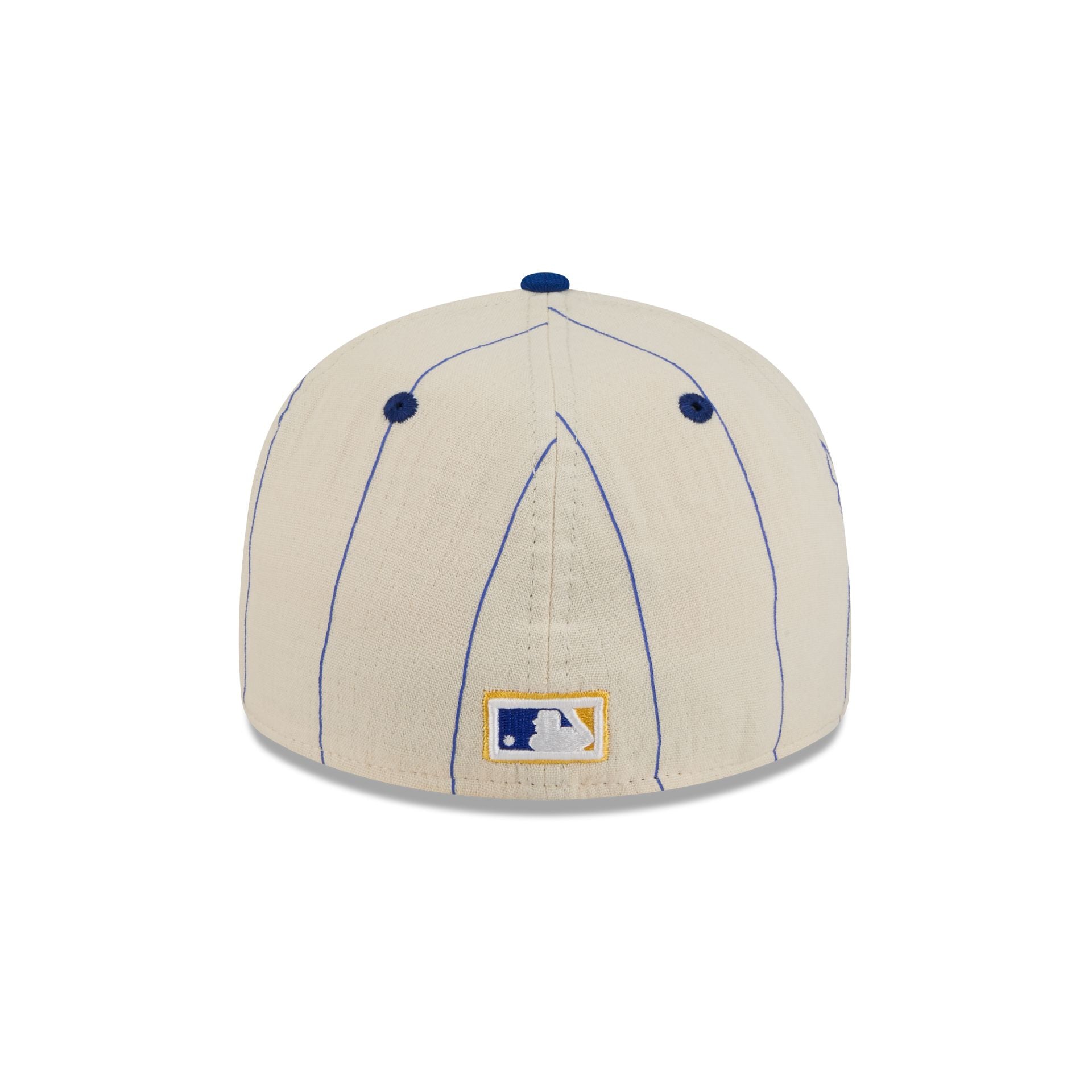 Seattle Mariners Linen Pinstripe Retro Crown 59FIFTY Fitted Hat