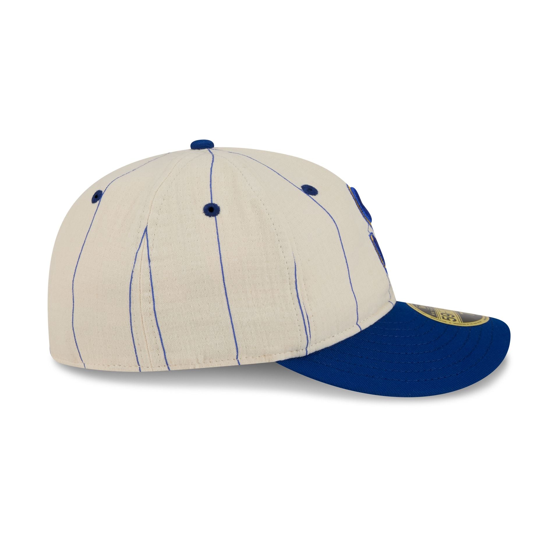 Seattle Mariners Linen Pinstripe Retro Crown 59FIFTY Fitted Hat