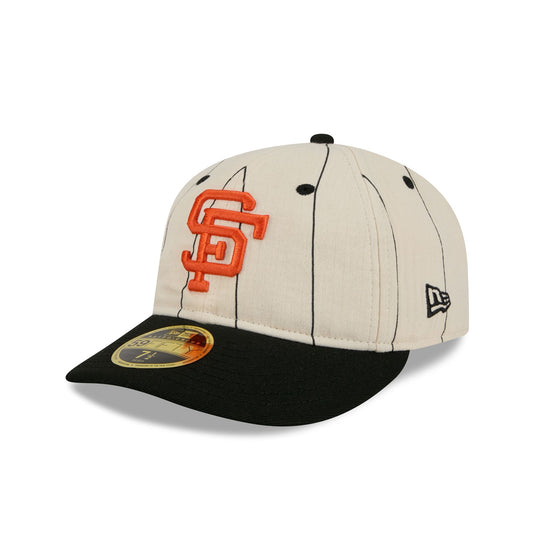 San Francisco Giants Linen Pinstripe Retro Crown 59FIFTY Fitted Hat - New Era Cap