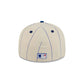 Los Angeles Dodgers Linen Pinstripe Retro Crown 59FIFTY Fitted Hat