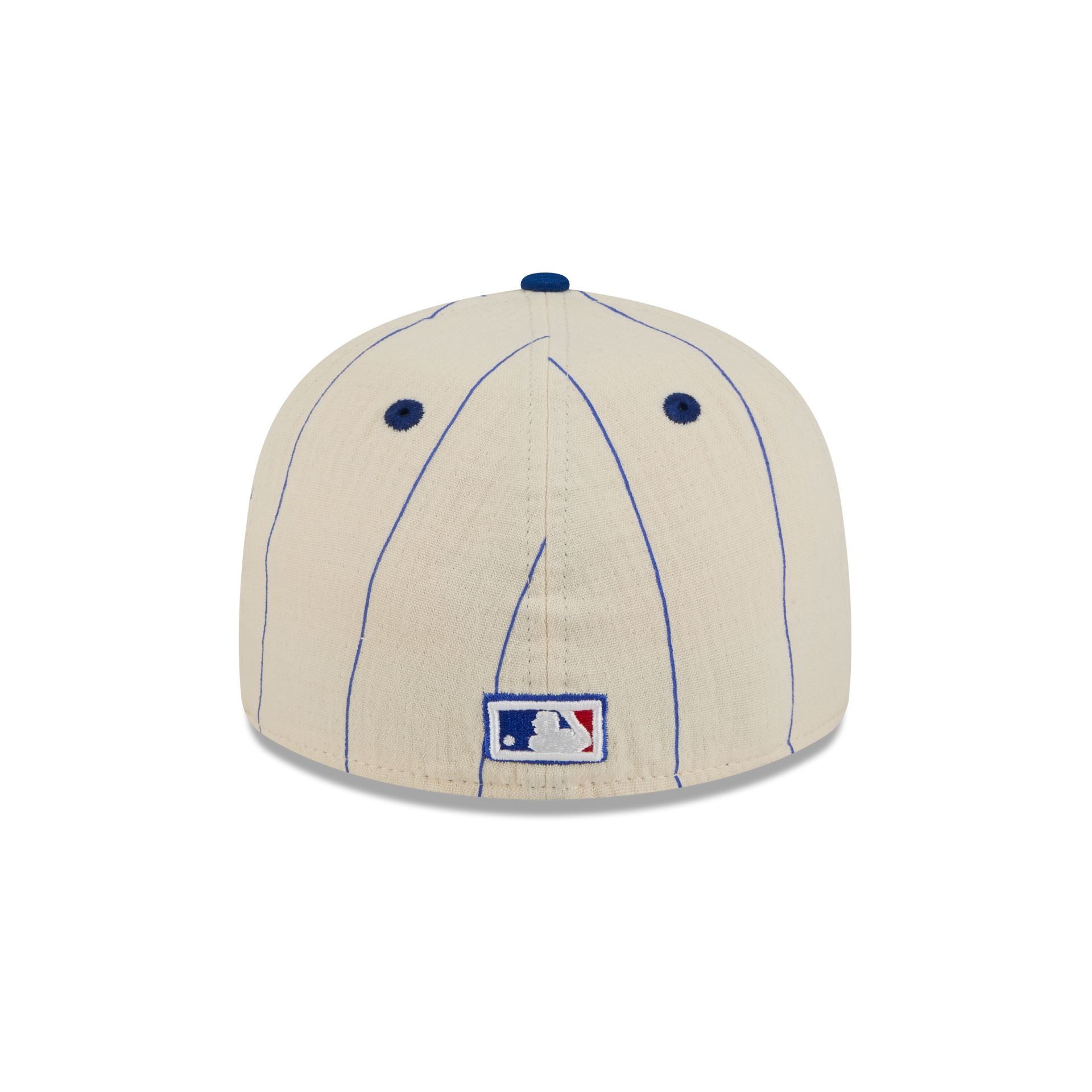 Los Angeles Dodgers Linen Pinstripe Retro Crown 59FIFTY Fitted Hat