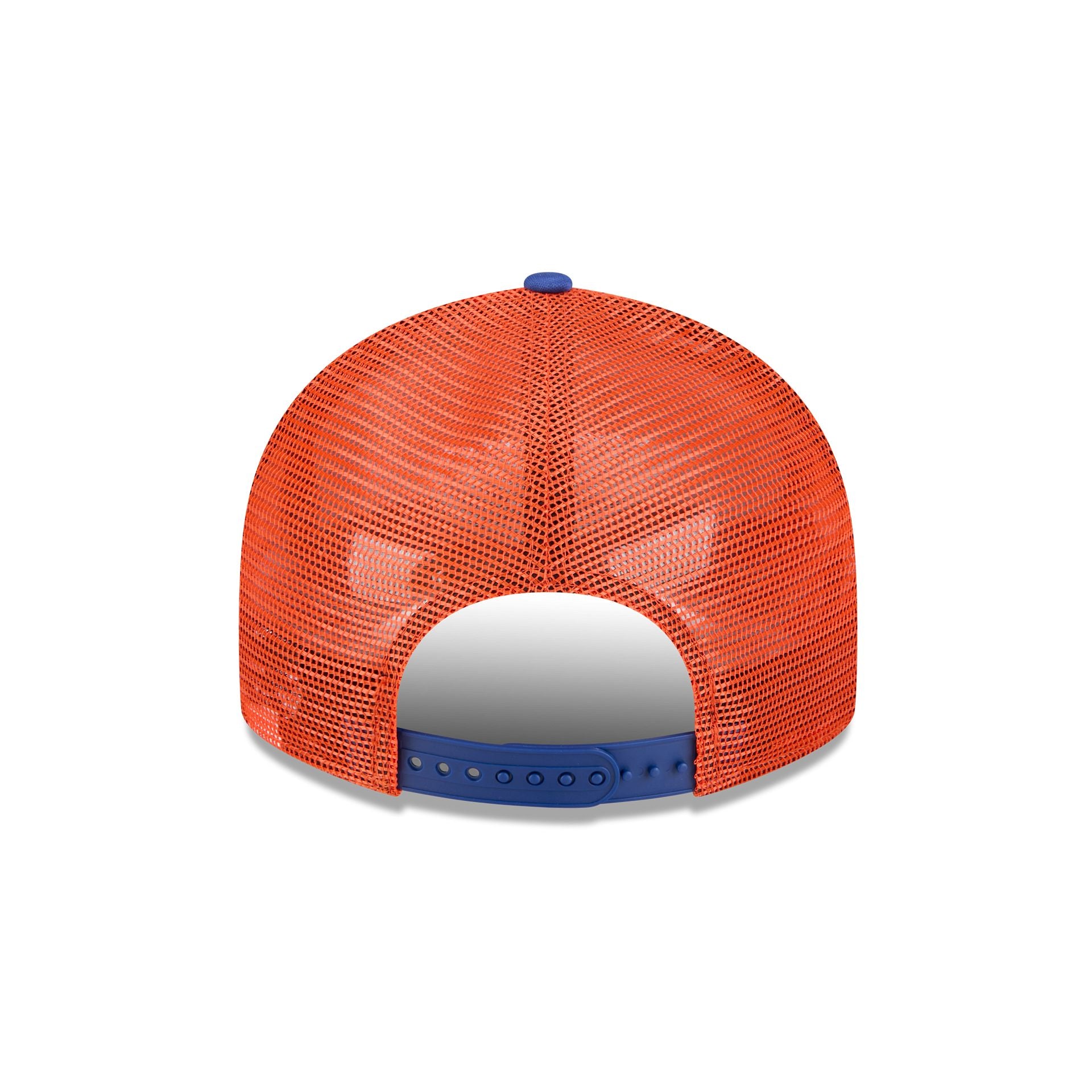 New York Mets Blocked Split Panel 9FIFTY Trucker Hat