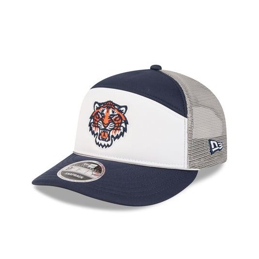 Detroit Tigers Blocked Split Panel 9FIFTY Trucker Hat - New Era Cap
