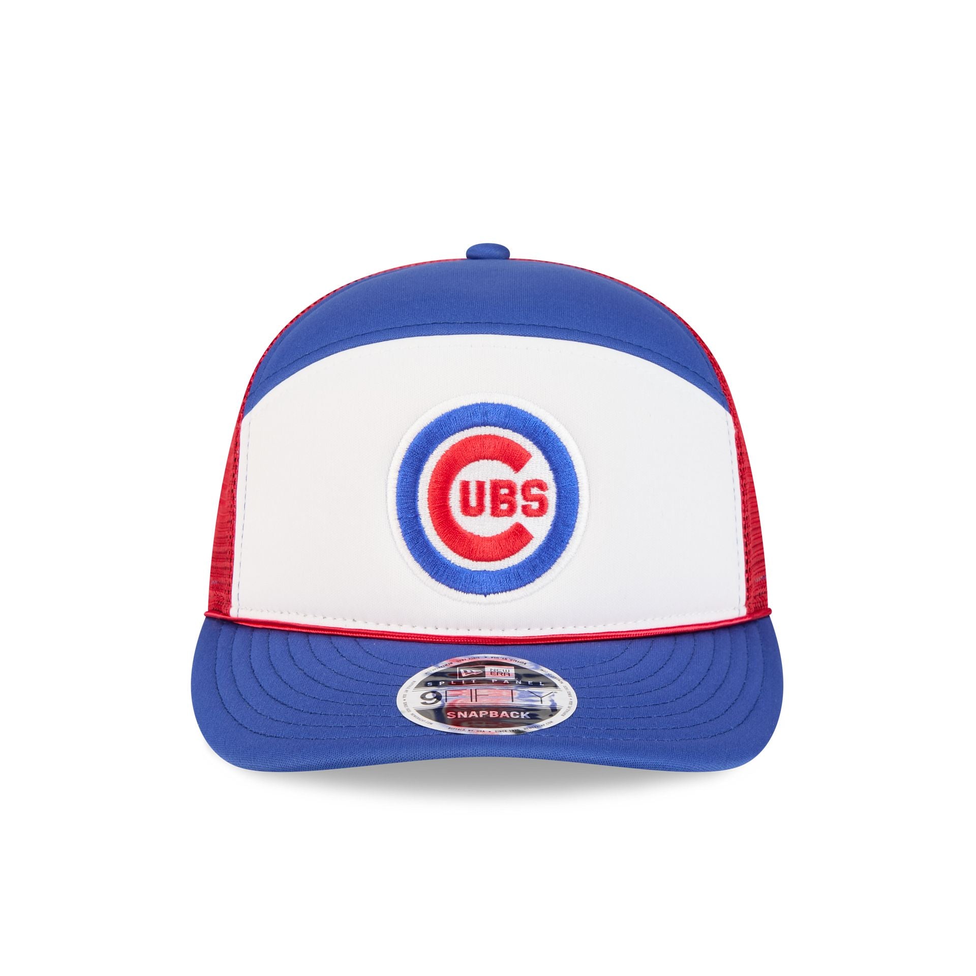 Chicago Cubs Blocked Split Panel 9FIFTY Trucker Hat