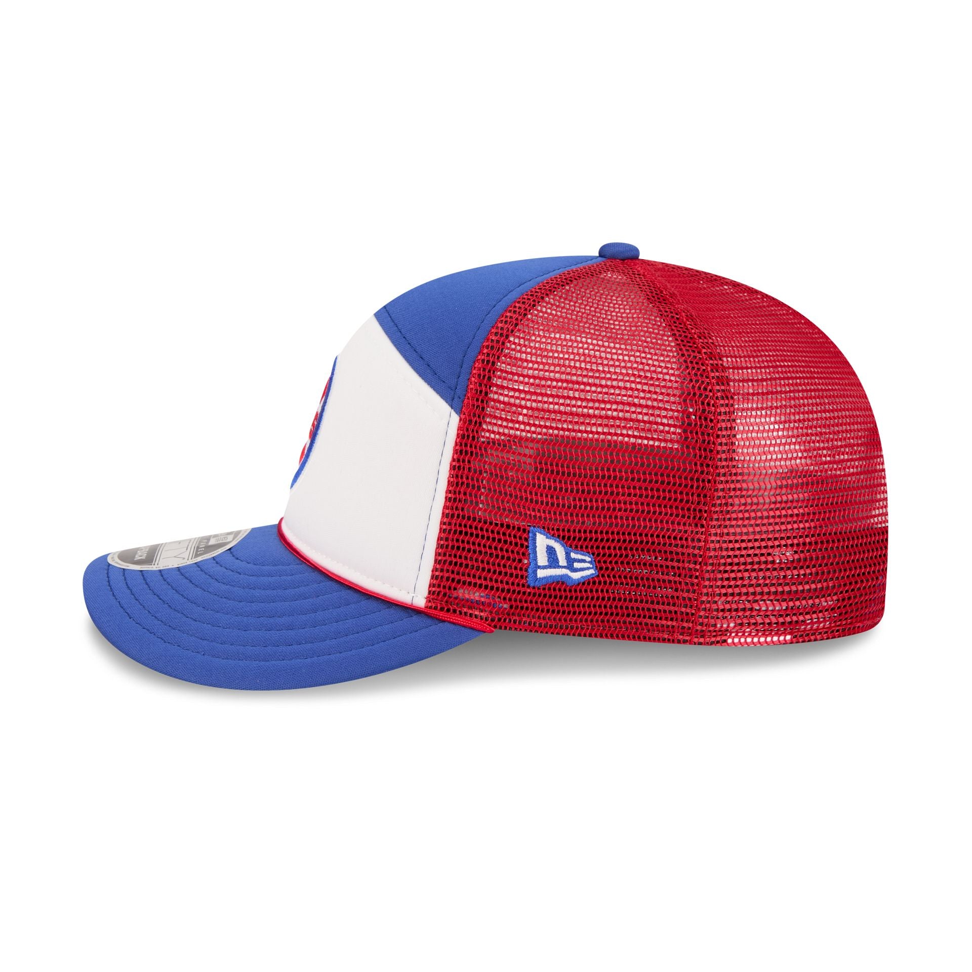 Chicago Cubs Blocked Split Panel 9FIFTY Trucker Hat