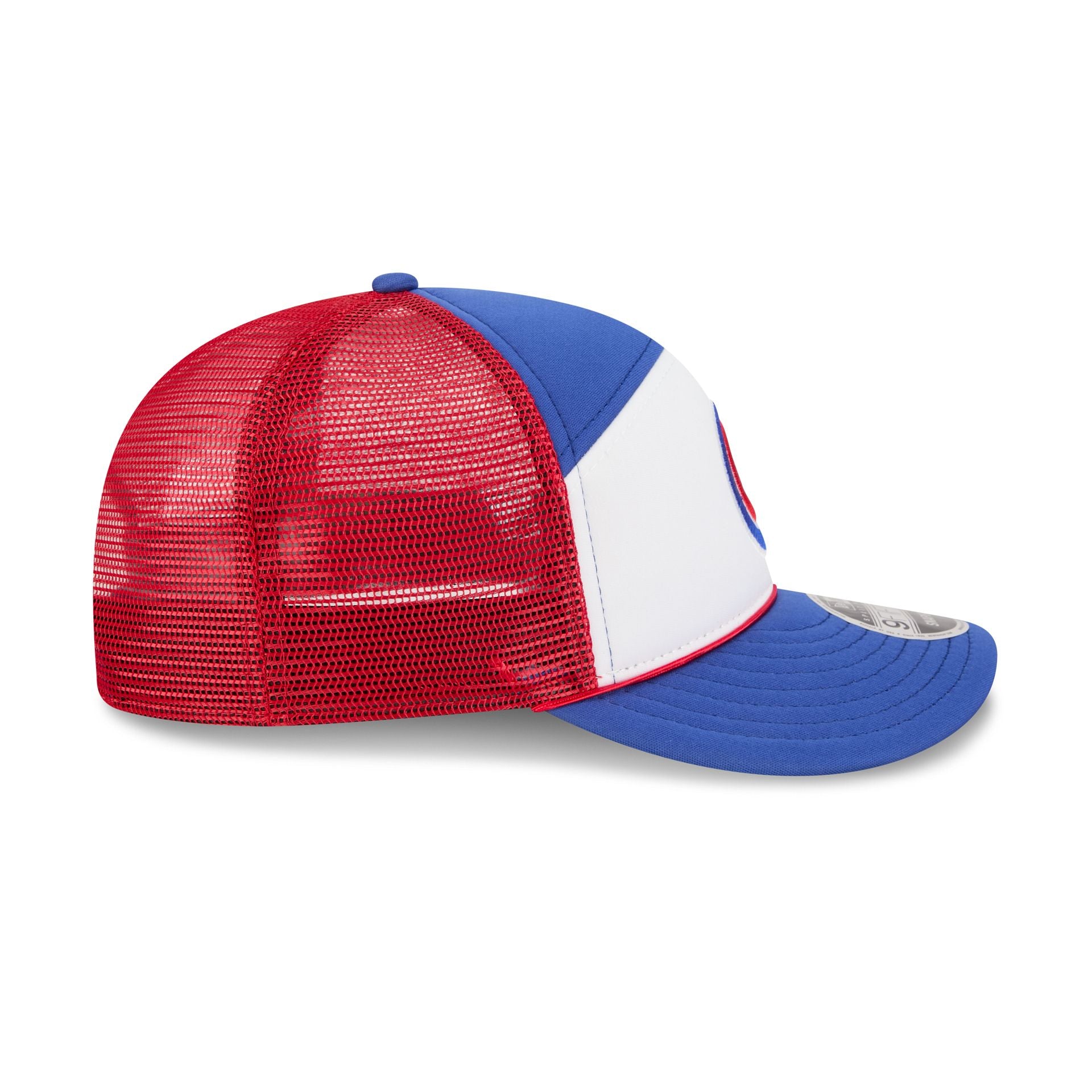 Chicago Cubs Blocked Split Panel 9FIFTY Trucker Hat