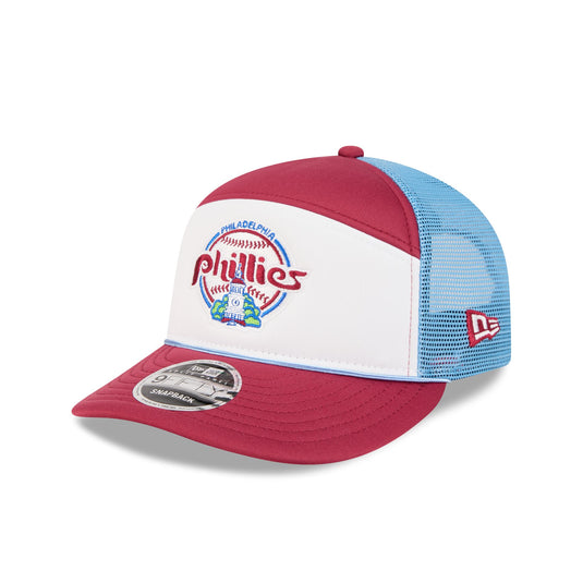 Philadelphia Phillies Blocked Split Panel 9FIFTY Trucker Hat - New Era Cap