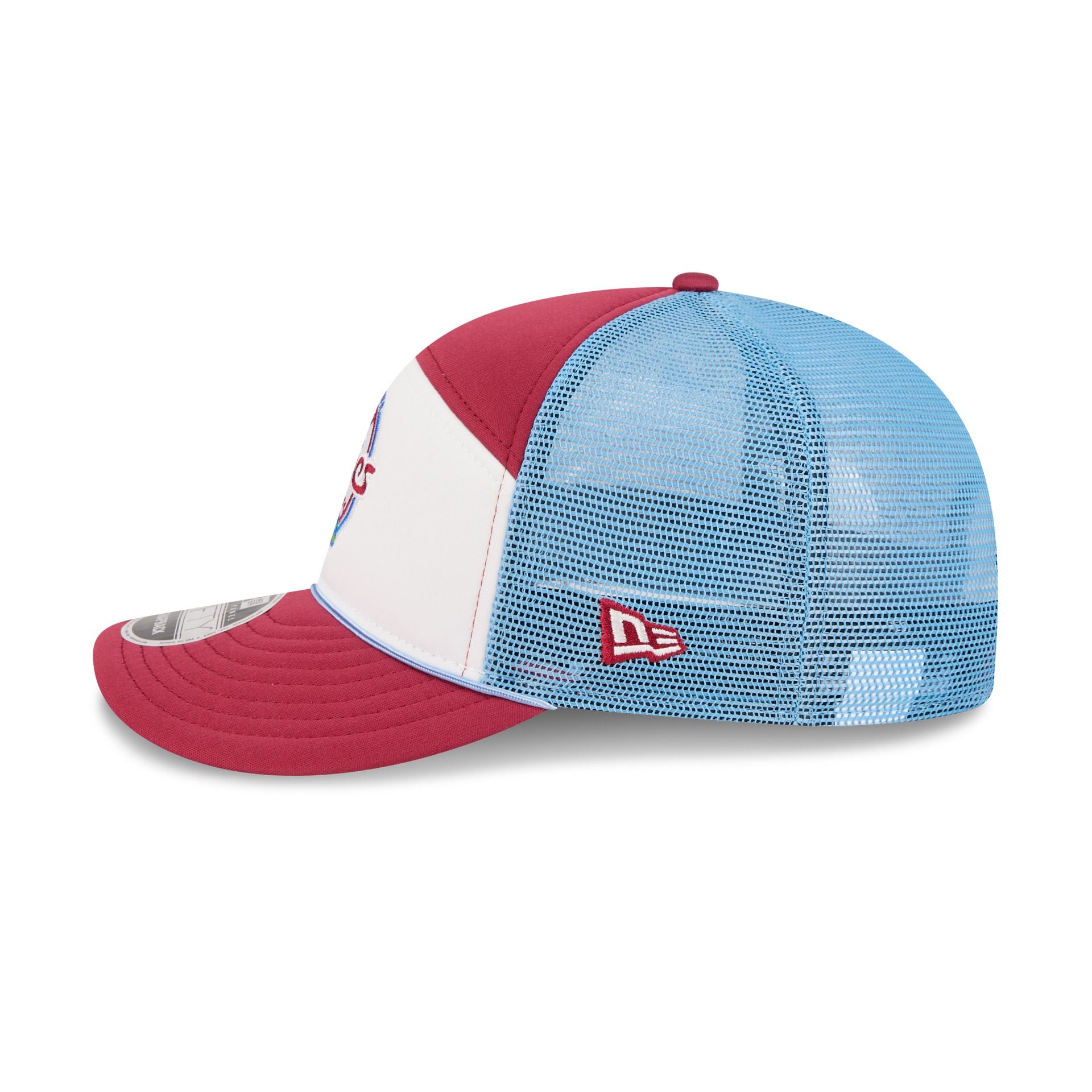 Philadelphia Phillies Blocked Split Panel 9FIFTY Trucker Hat