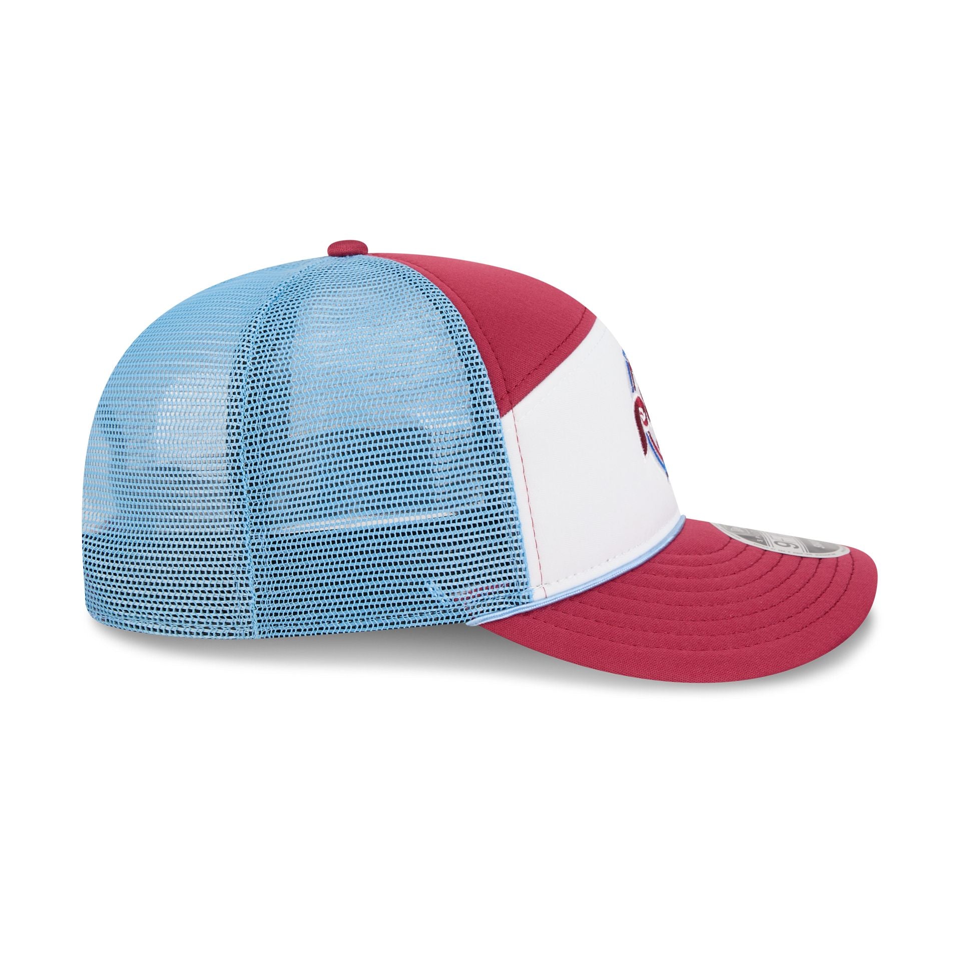 Philadelphia Phillies Blocked Split Panel 9FIFTY Trucker Hat