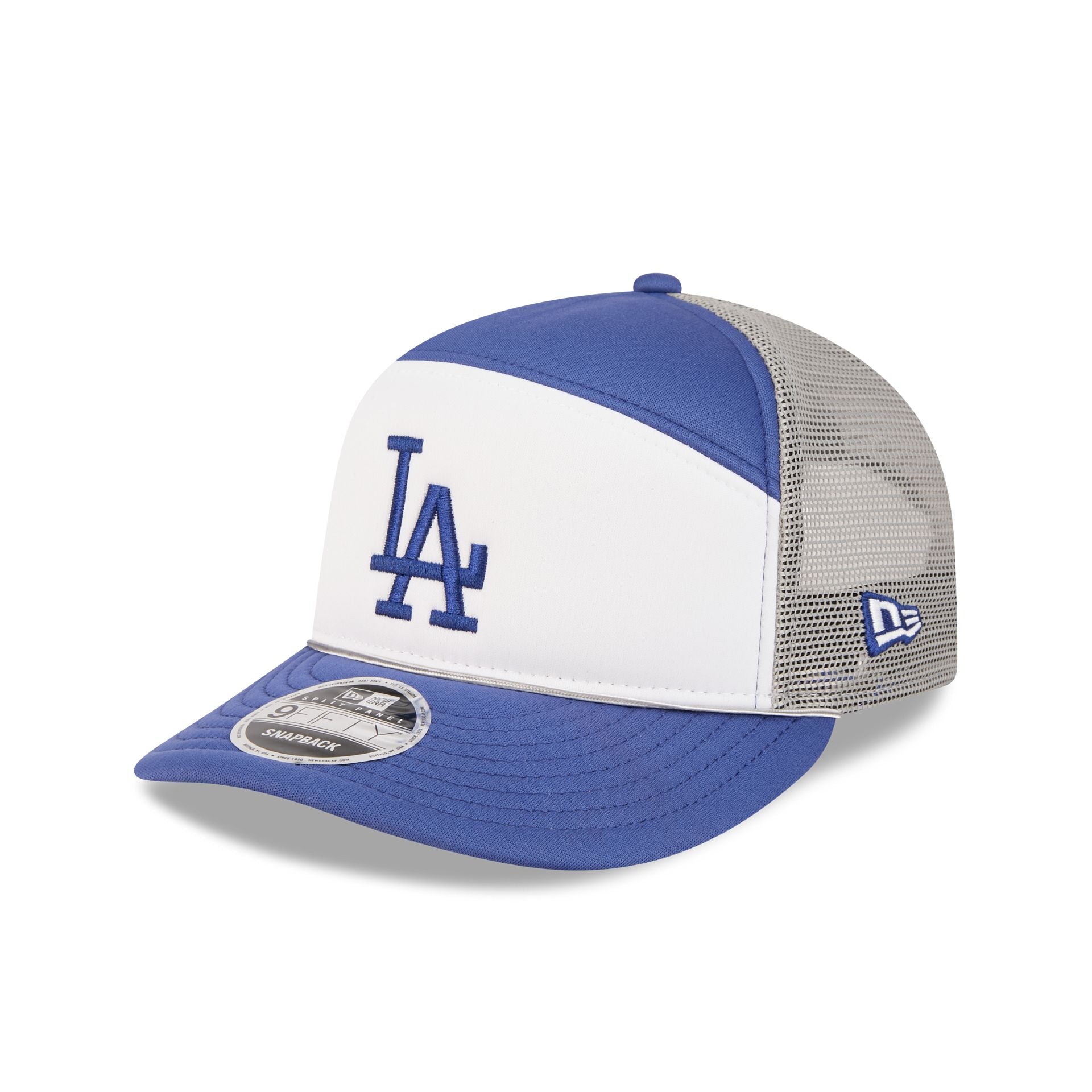 Los Angeles Dodgers Blocked Split Panel 9FIFTY Trucker Hat
