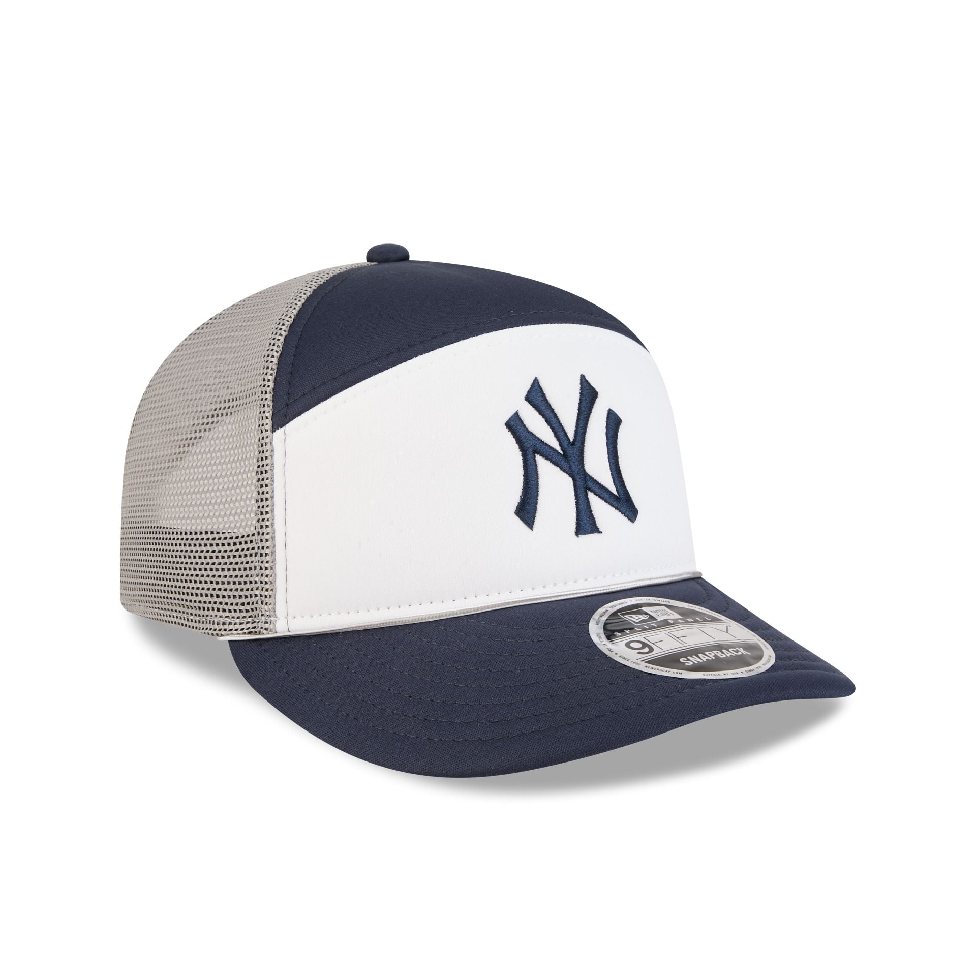 New York Yankees Blocked Split Panel 9FIFTY Trucker Hat