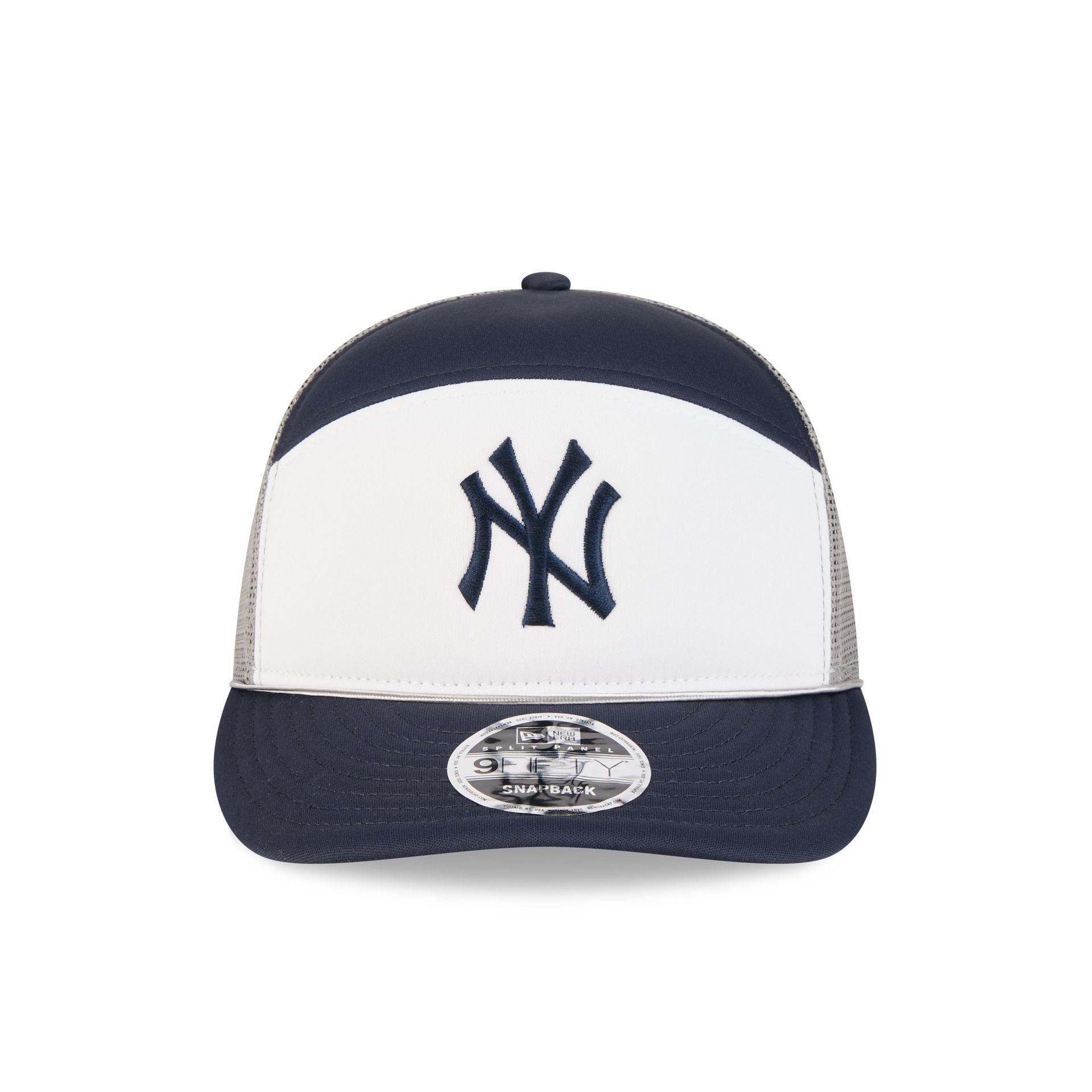 New York Yankees Blocked Split Panel 9FIFTY Trucker Hat