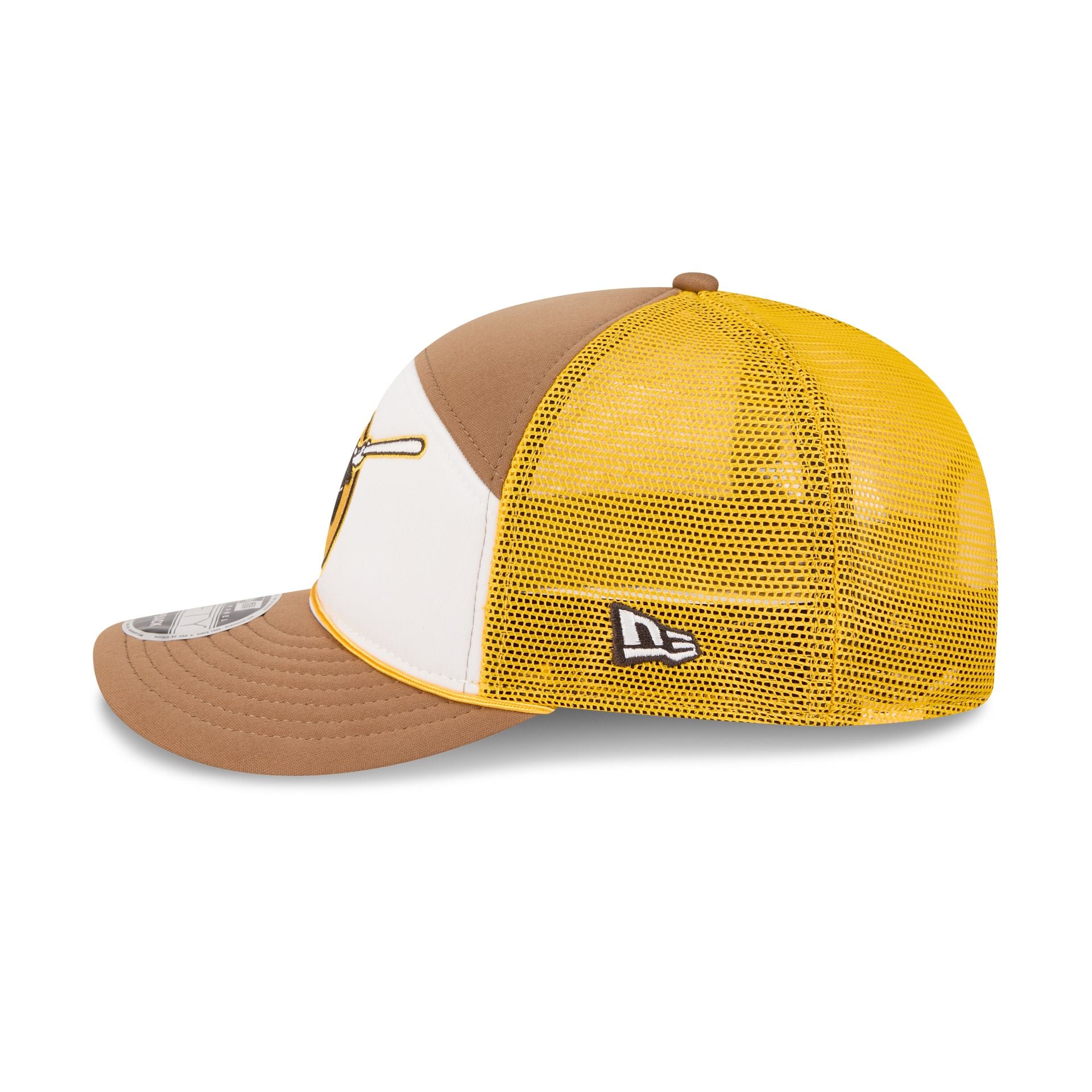 San Diego Padres Blocked Split Panel 9FIFTY Trucker Hat