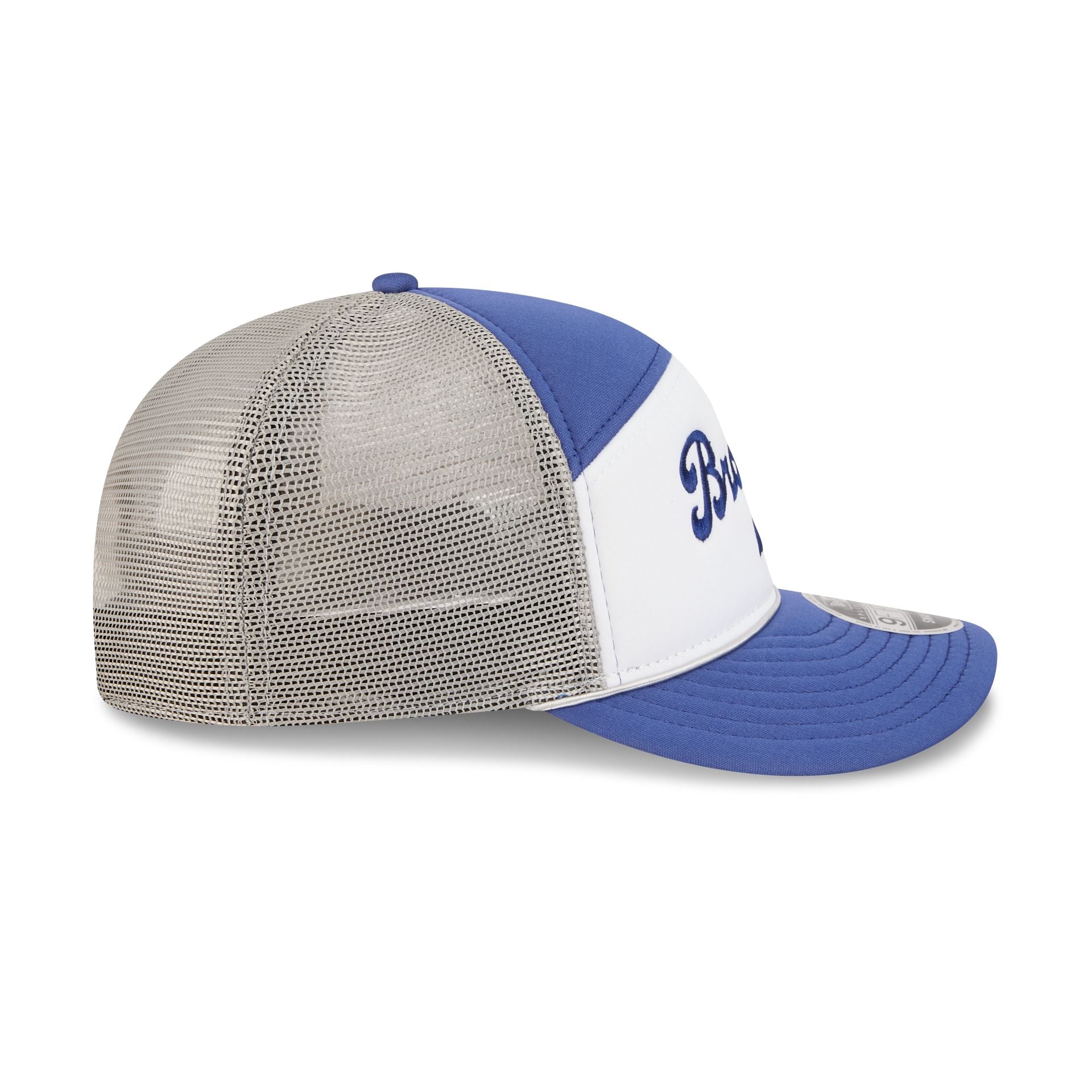 Brooklyn Dodgers Blocked Split Panel 9FIFTY Trucker Hat