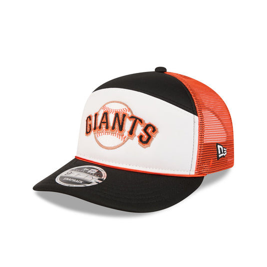 San Francisco Giants Blocked Split Panel 9FIFTY Trucker Hat - New Era Cap