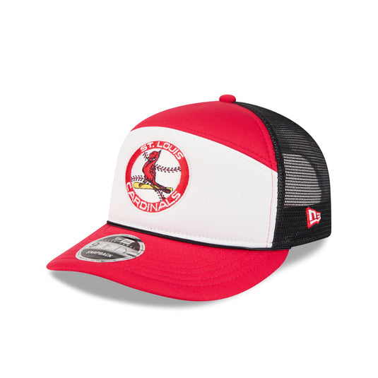 St. Louis Cardinals Blocked Split Panel 9FIFTY Trucker Hat - New Era Cap