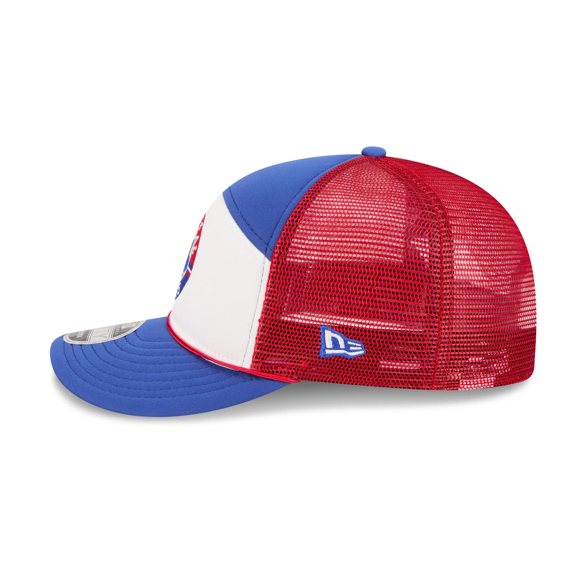 Montreal Expos Blocked Split Panel 9FIFTY Trucker Hat