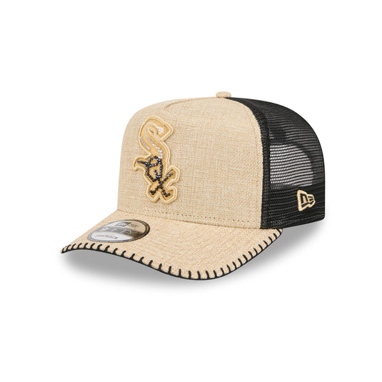 Chicago White Sox Beaded Canvas 9FIFTY A-Frame Trucker Hat - New Era Cap