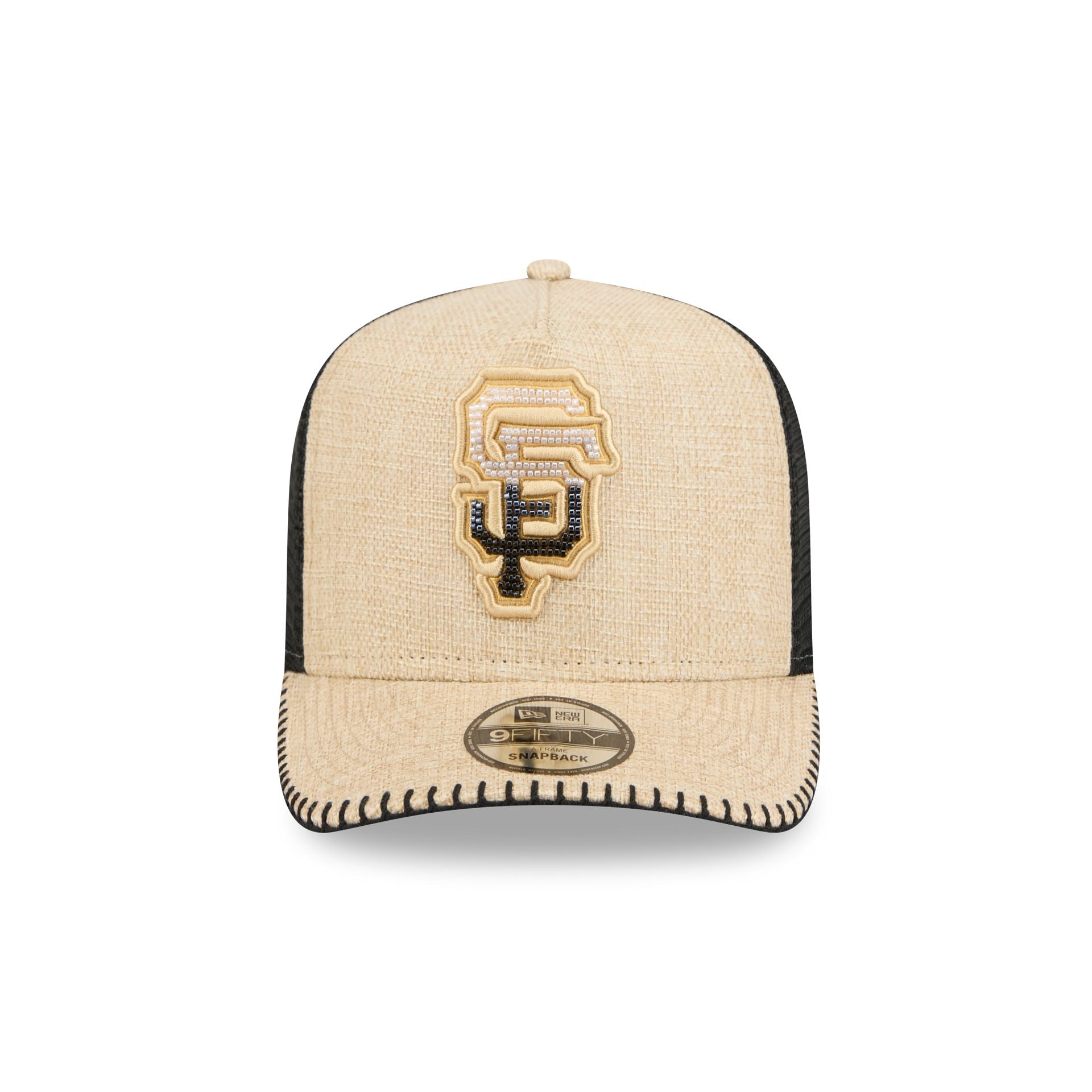 San Francisco Giants Beaded Canvas 9FIFTY A-Frame Trucker Hat