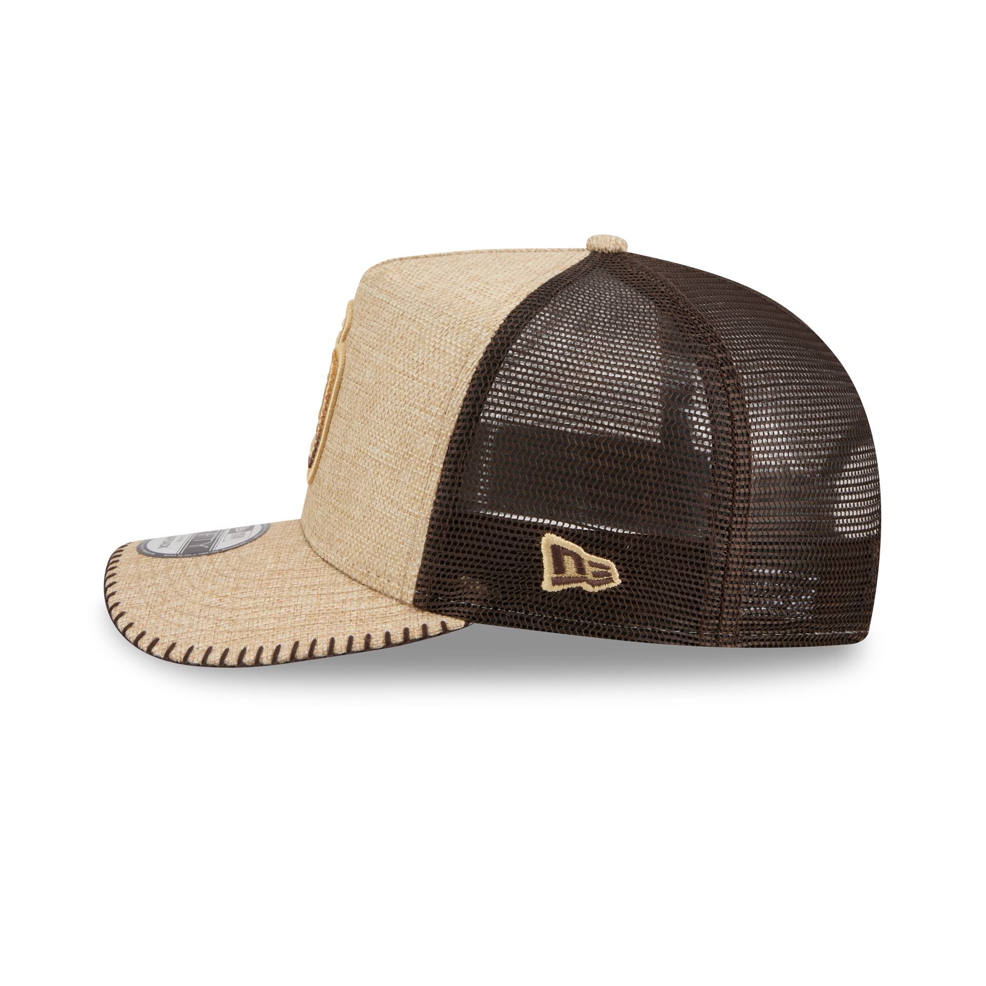 San Diego Padres Beaded Canvas 9FIFTY A-Frame Trucker Hat